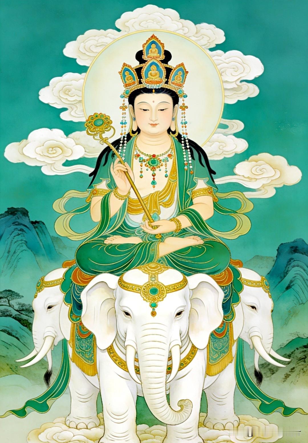 普贤愿力，消灾解难，一路坦途。