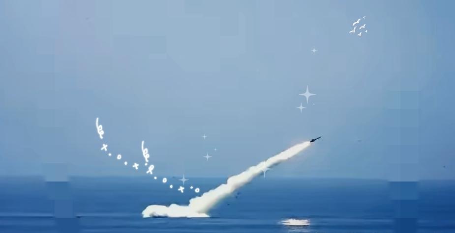 俄罗斯出手了，
俄罗斯在没提前打招呼，
也未先发通告的情况下，
就直接在日本海试