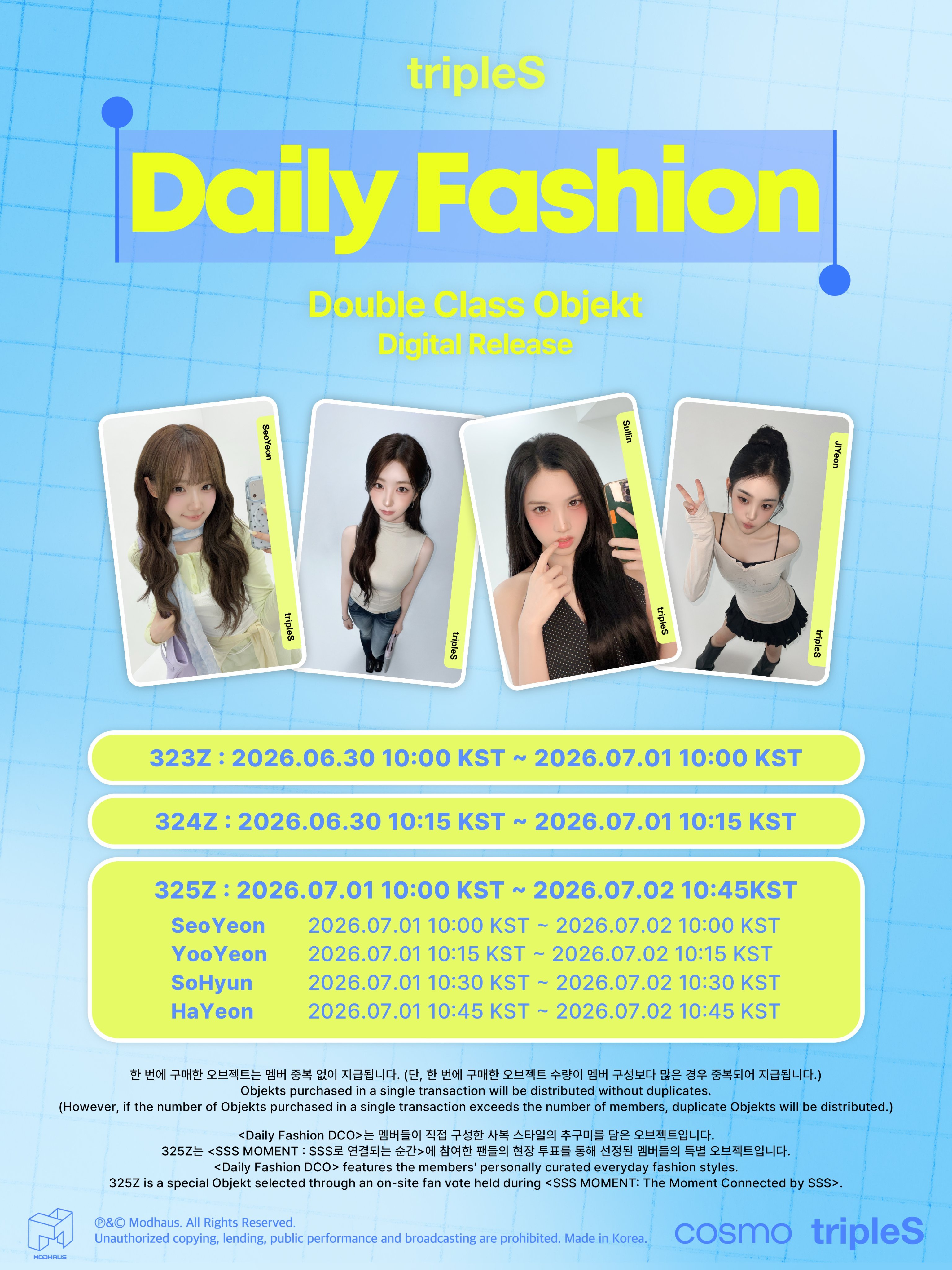 tripleS Daily FashionDouble Class Objekt