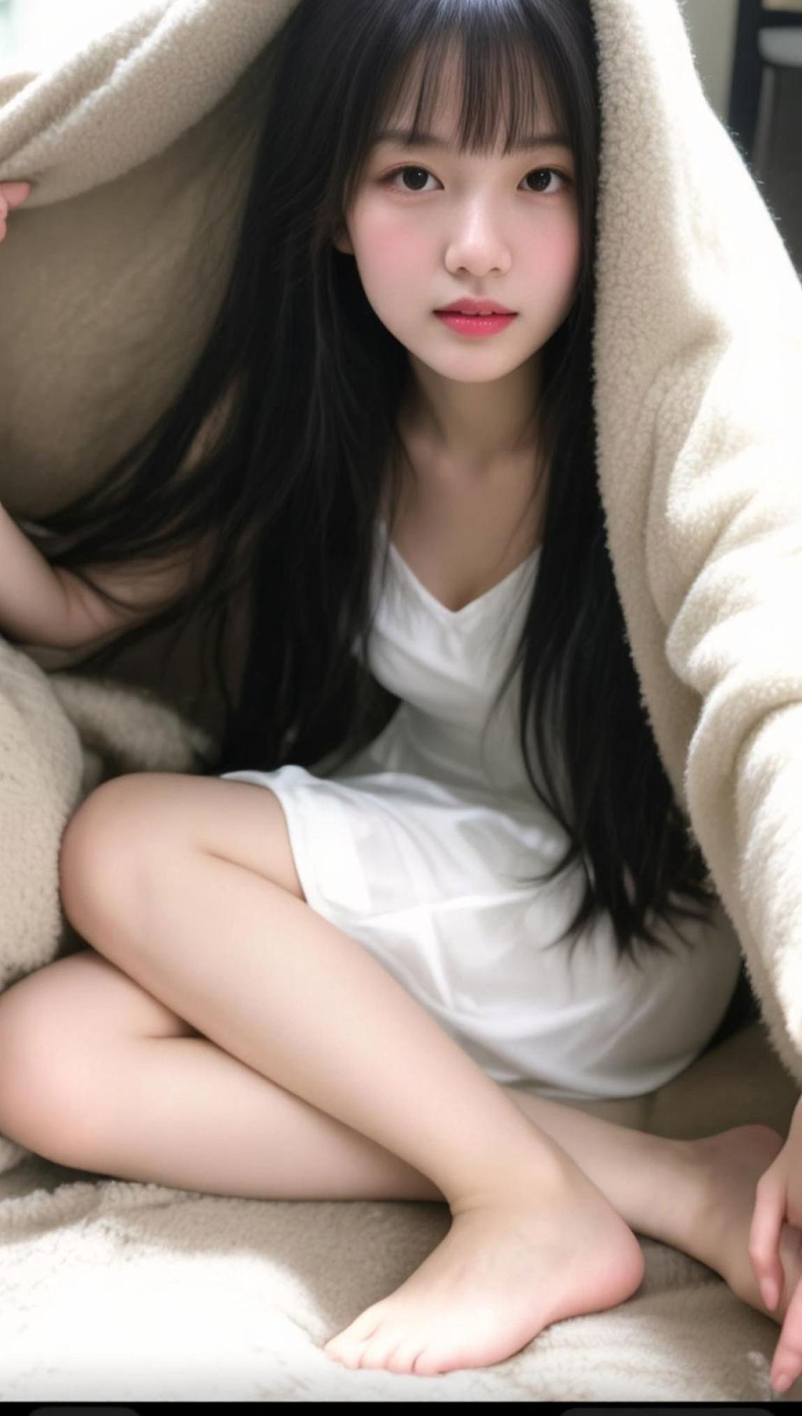 日系清透自拍 抖音ai创作