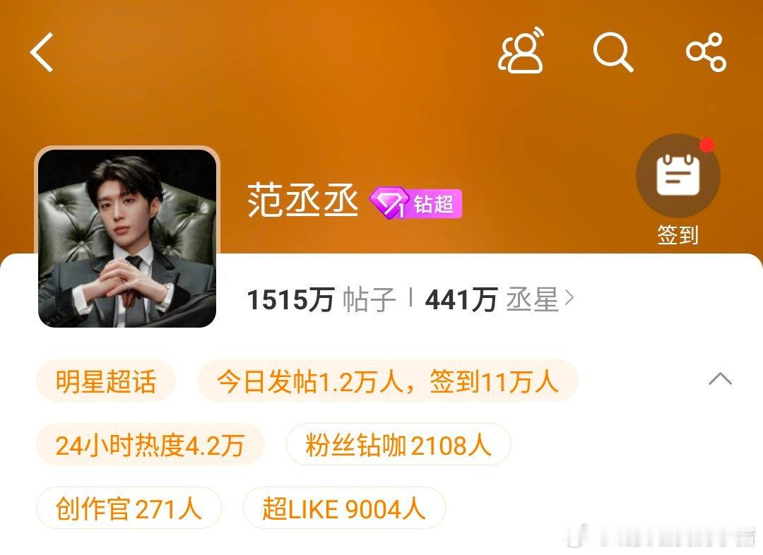 范丞丞超 Like 破 9000 ​​​