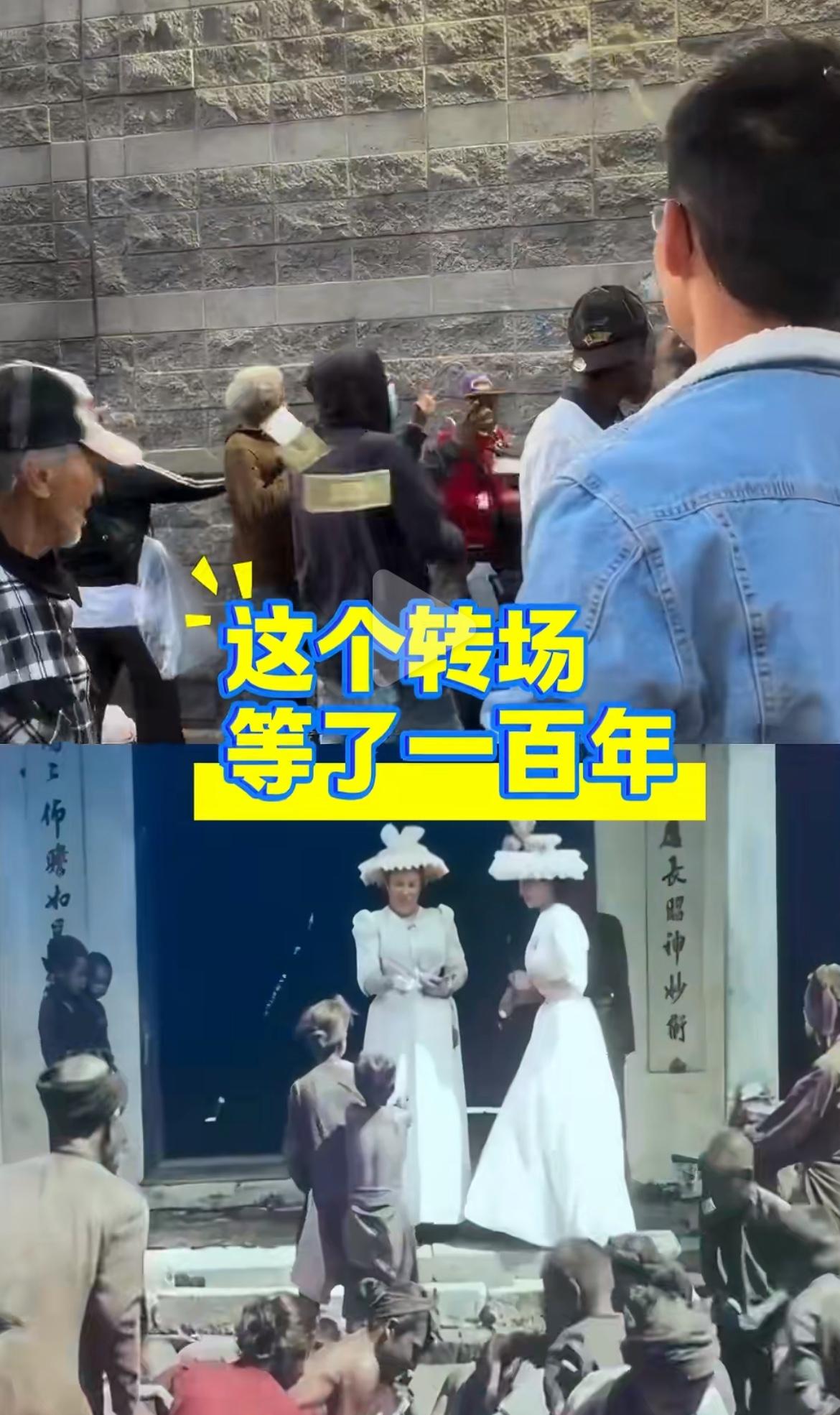 中国小哥在美国洛杉矶街头撒美金，引发洋人哄抢，网络上还放了以前洋人撒钱的场景，有