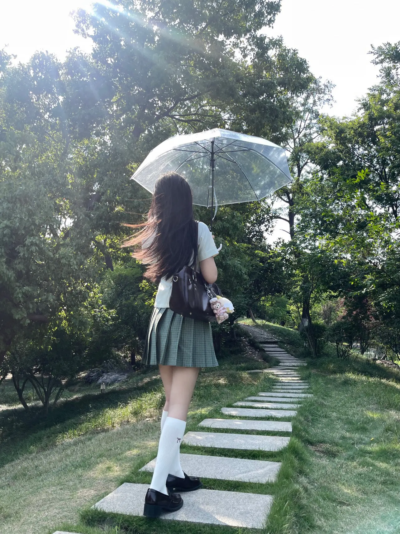 风吹过我的头发～