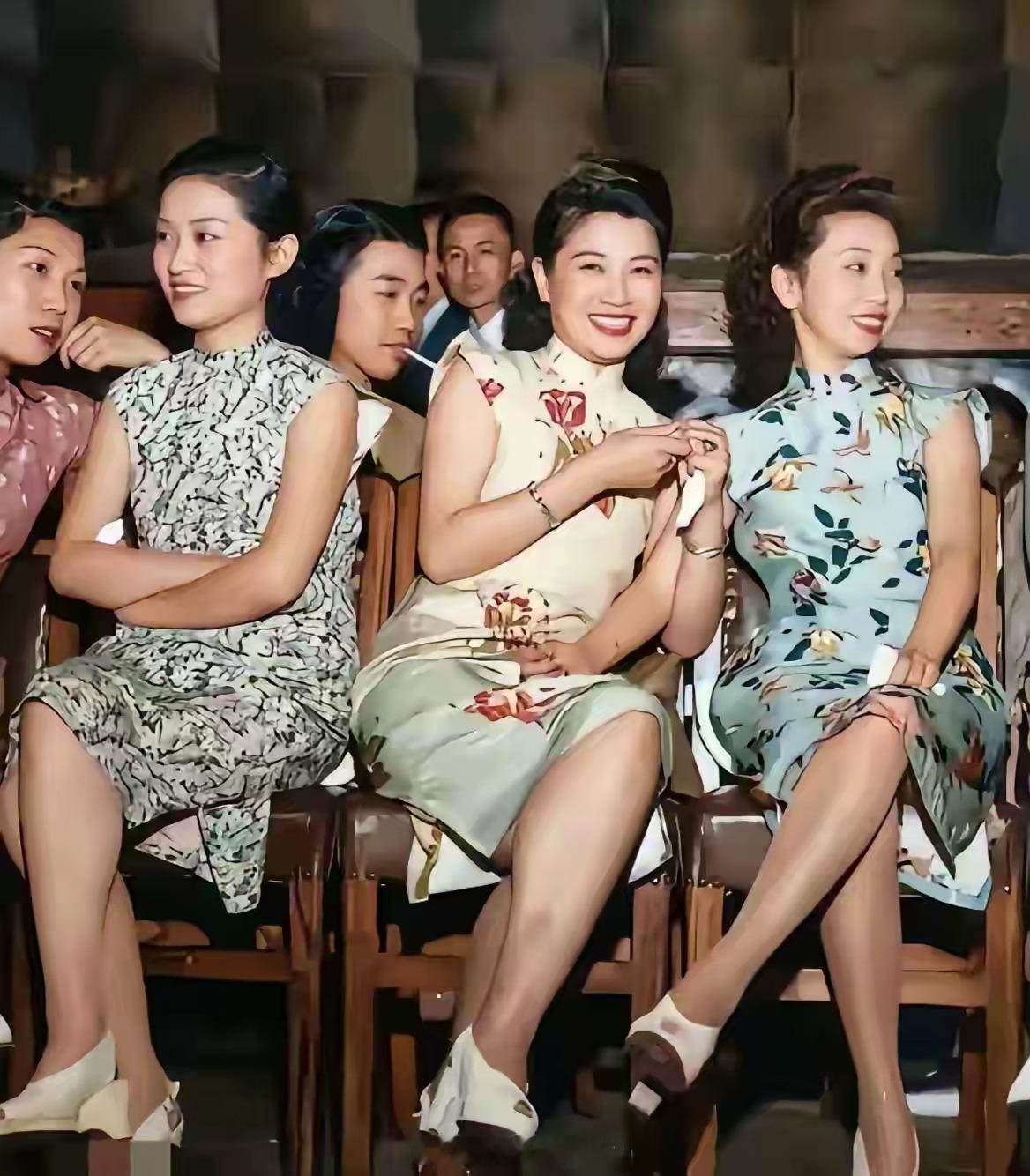 民国时期，上海的“交际花”。