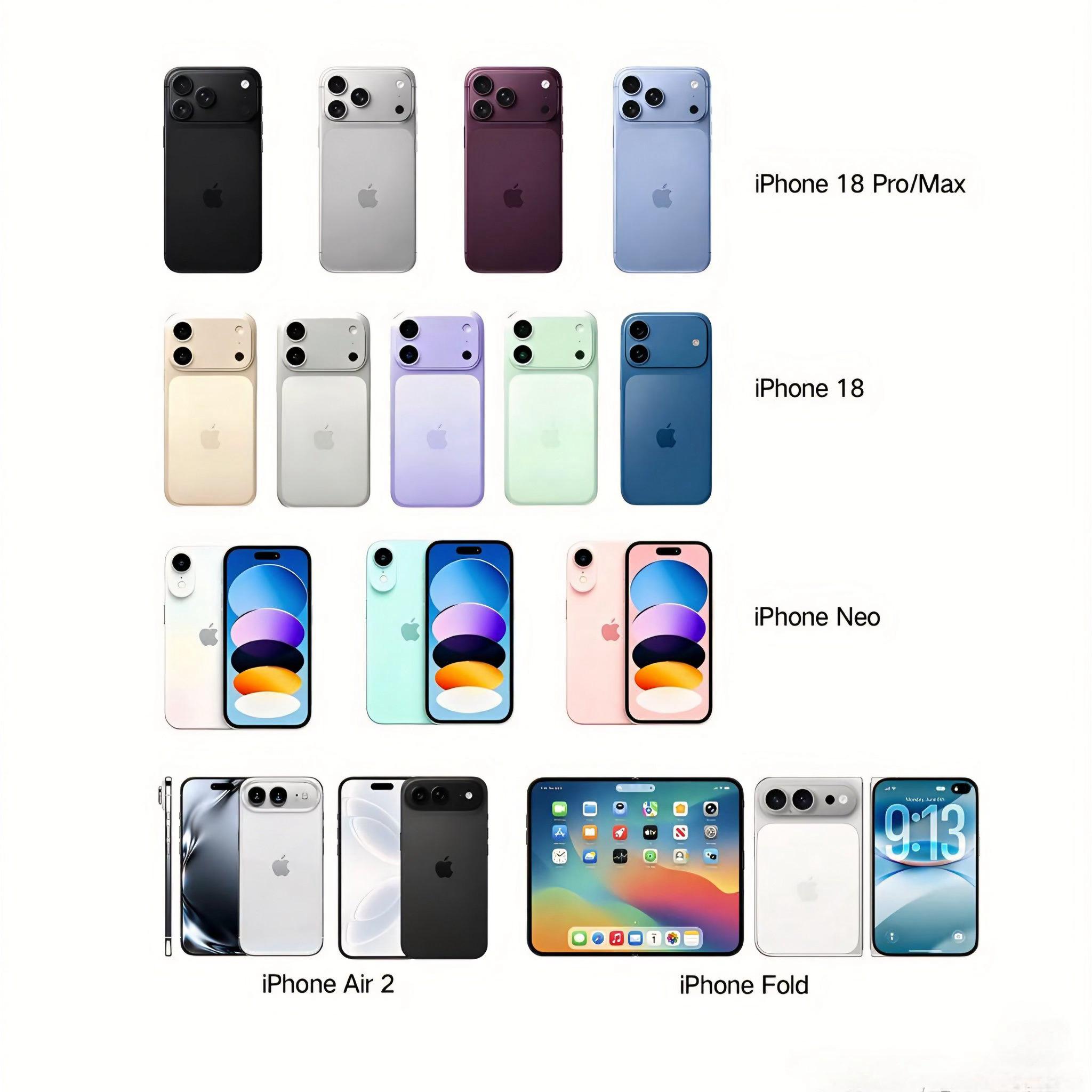 iPhone18Pro渲染图再曝iPhone 17 Pro 系列外观变化很大，已
