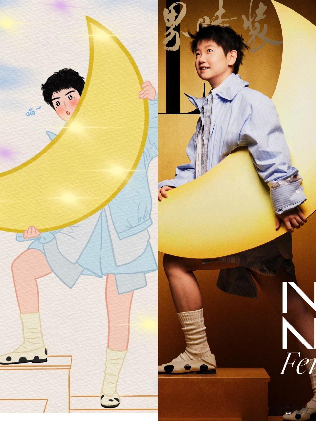 【孙颖莎】封面女王化身漫画精灵~