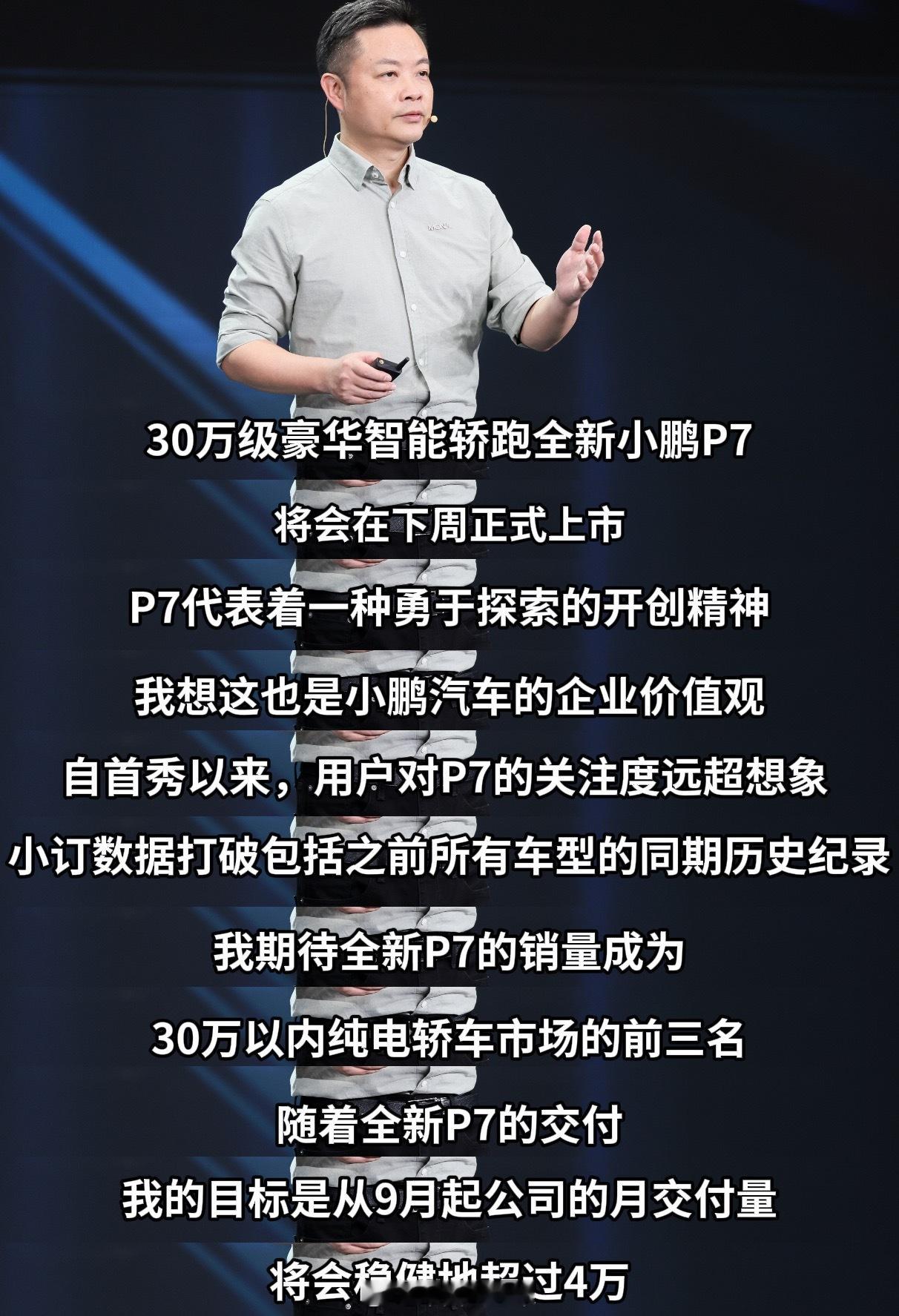 全新小鹏P7下周见！未上市先爆单，预售订单已经创历史车型新高。调研发现75%用户