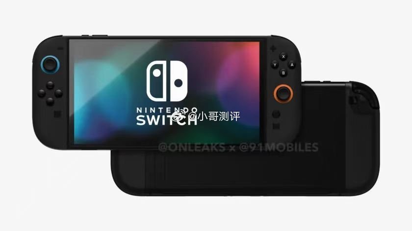 任天堂 Switch 2 最新高清渲染图出炉，尺寸更大、Joy-Con 手柄新增