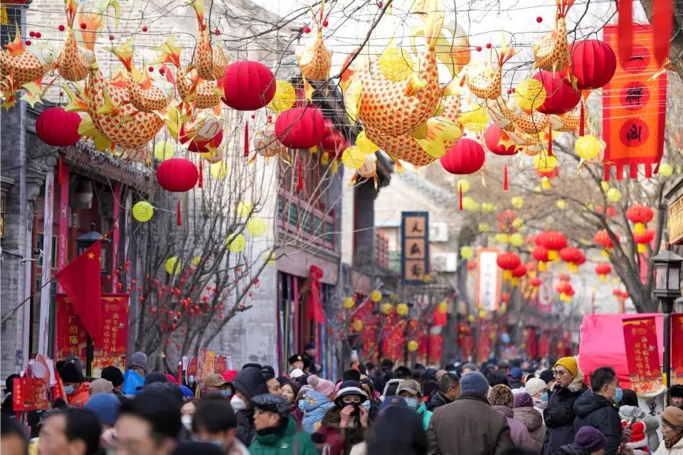 【北京开启春节citywalk，假期前四天接待游客853.6万人次】1月31日，