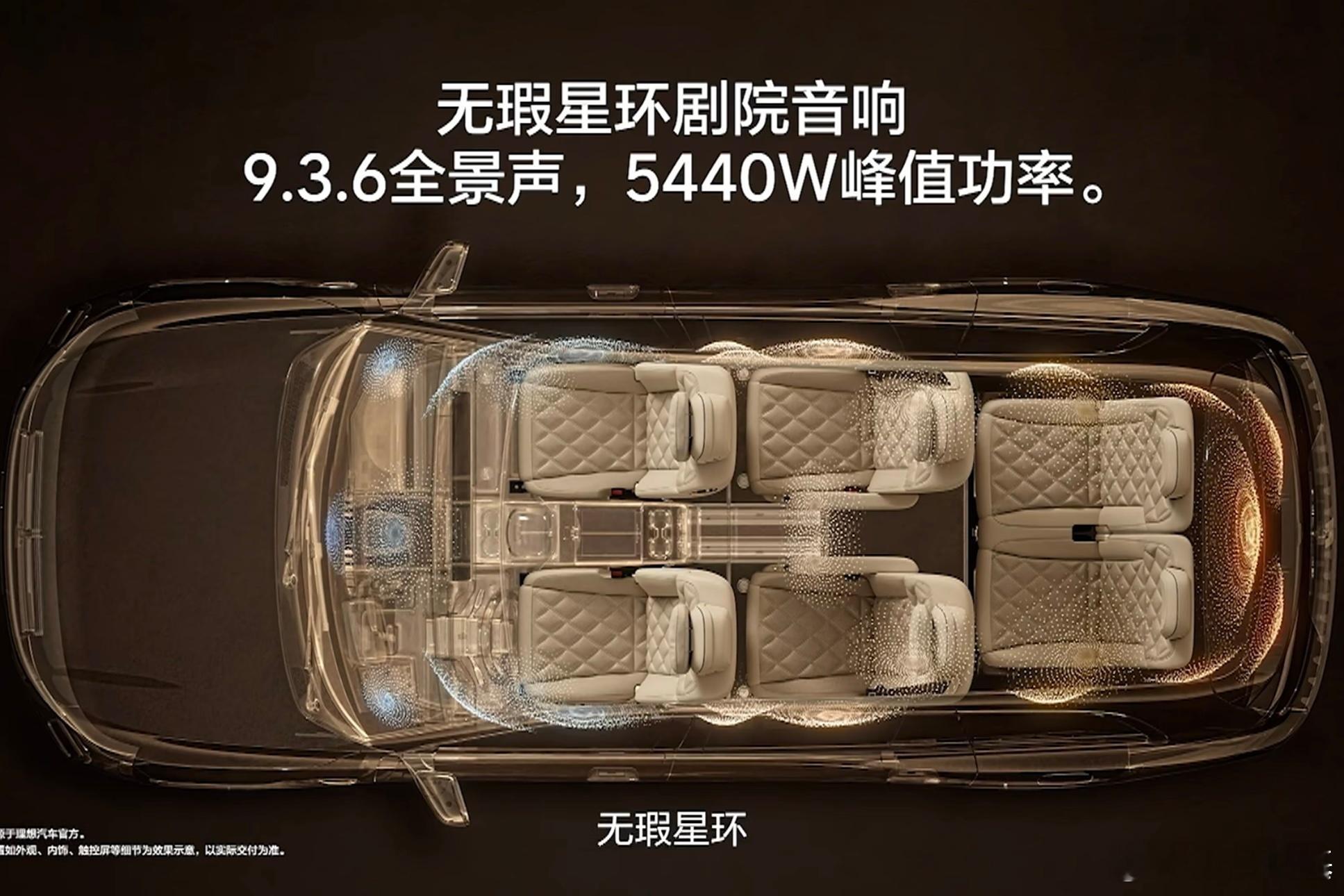 原厂车的音响峰值功率上限就这么被拉高到了5440W，可怕