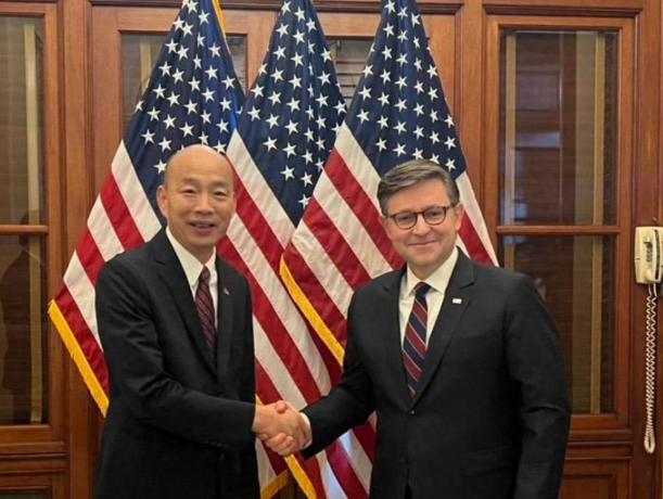 韩国瑜会见美国众议院议长，这事到底有多严重？
韩国瑜此次访美见到了约翰逊，此事非