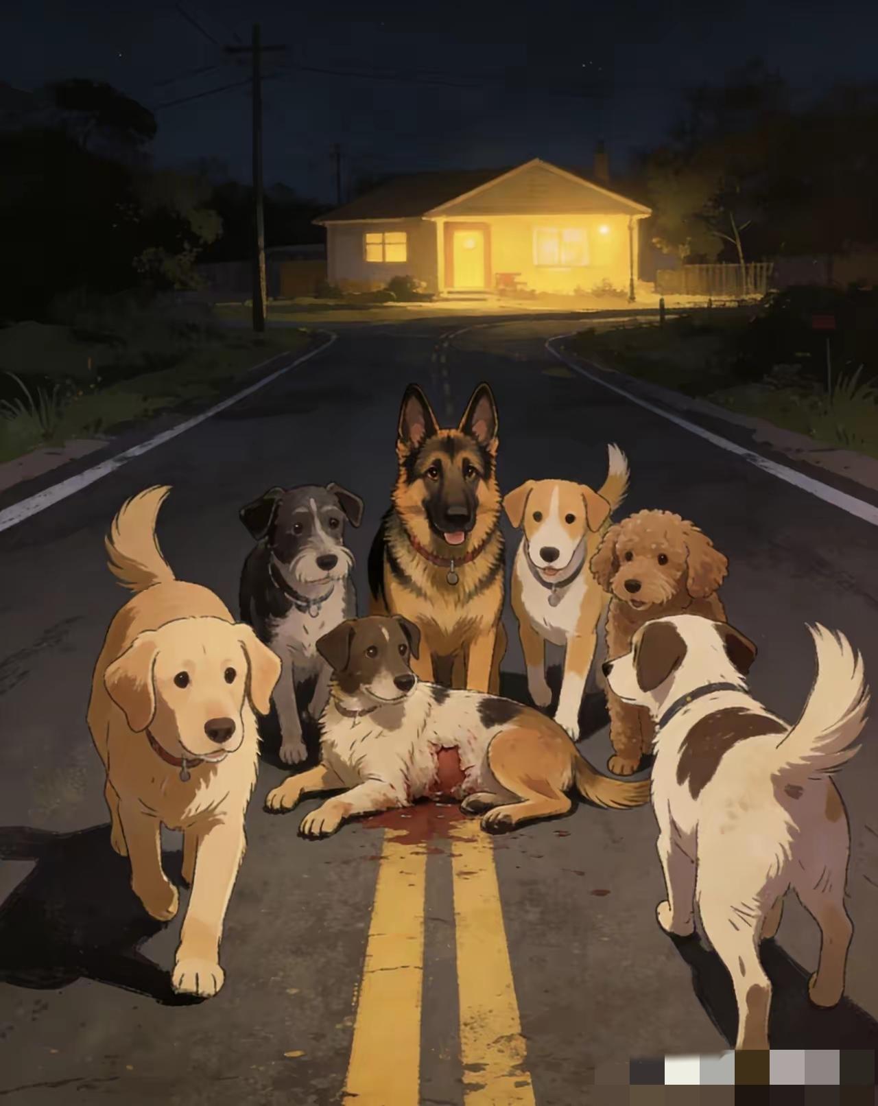 7只狗狗结伴跋涉17公里回家：动物的忠诚，从来都直白又滚烫
 
长春7只狗狗结伴