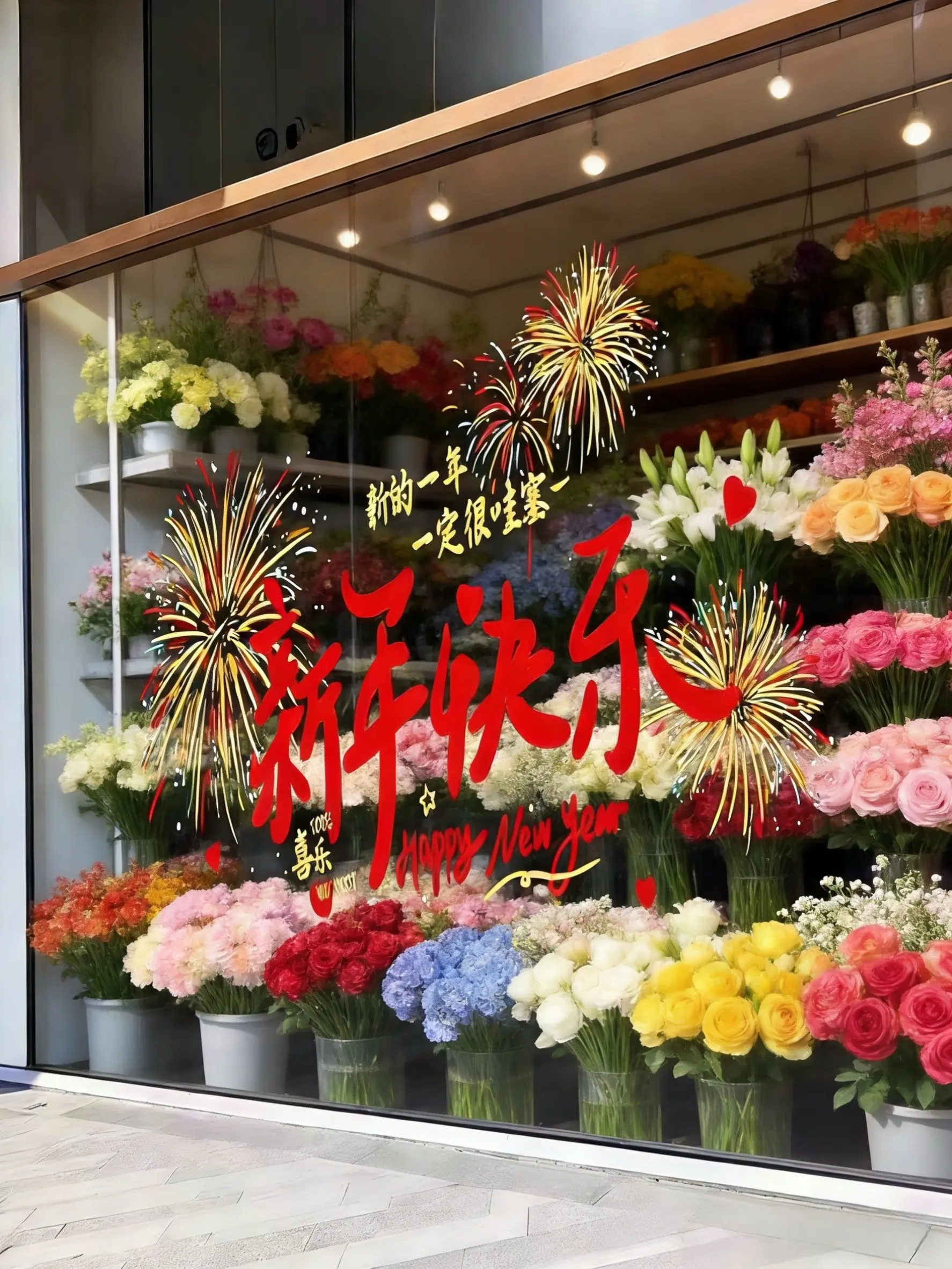 窗花 窗花贴 新年氛围感 新年快乐