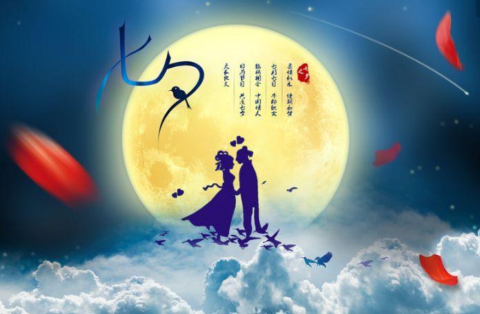 【原创作品】
鹧鸪天·七夕迎乞
   文/张和平
月色溶溶浸画廊，
疏星澹澹映银