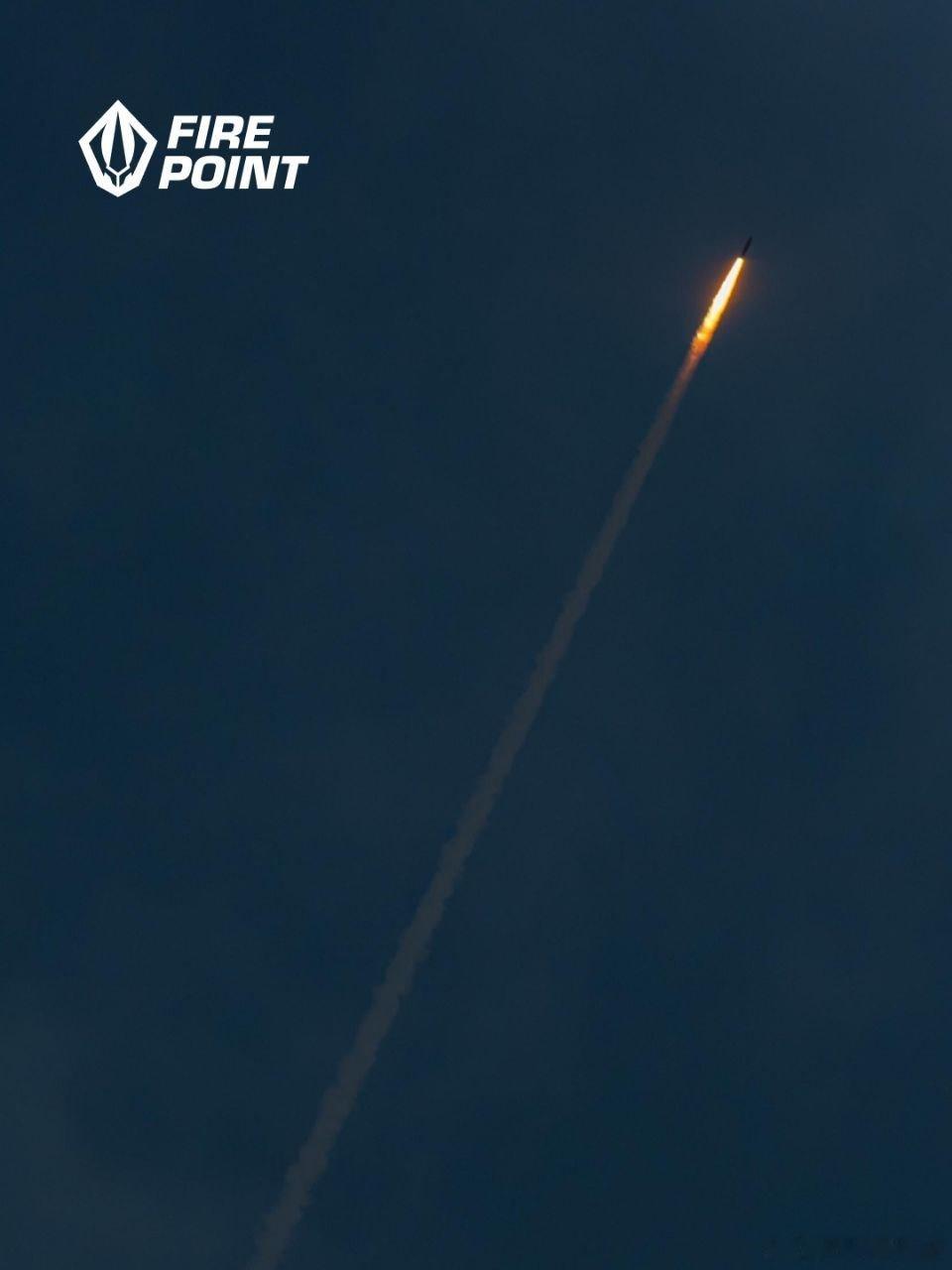 火点发布FP7弹道导弹试射图像Fire Point 公布了其 FP-7/FP-7