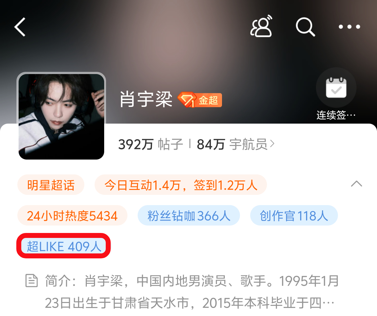 超话危！超like都去哪了！！！ ​​​
