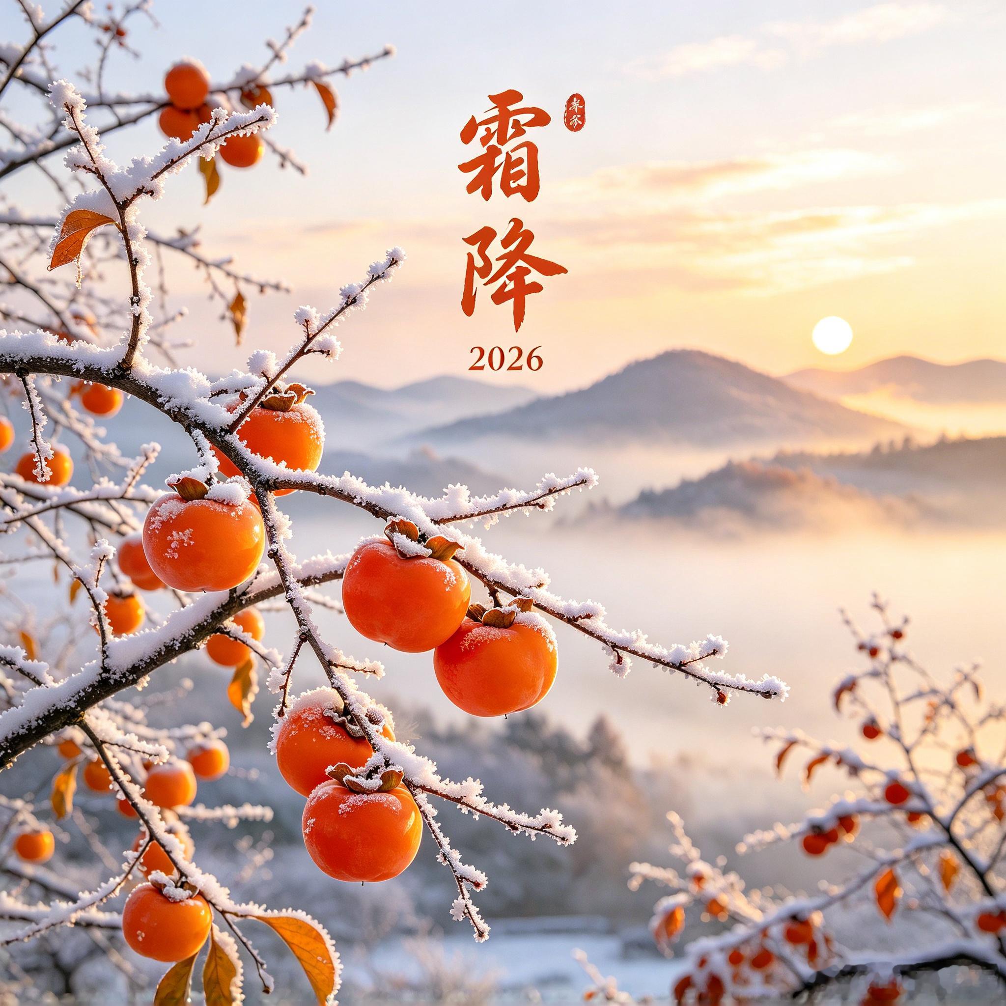《内经》“秋三月，此谓容平，收敛神气，使秋气平”。霜降养生核心：三防——防燥、防