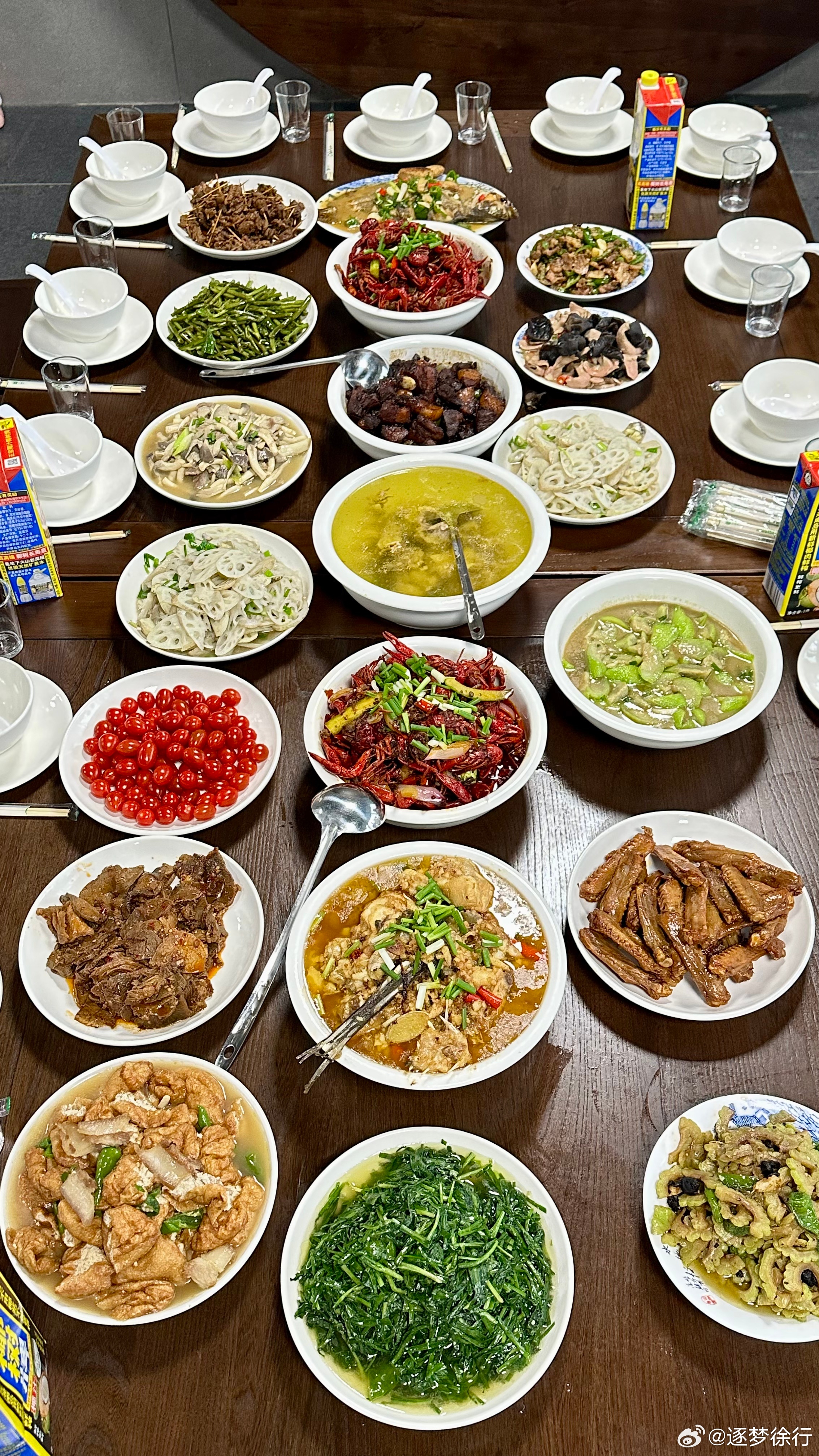 上周末的大餐 