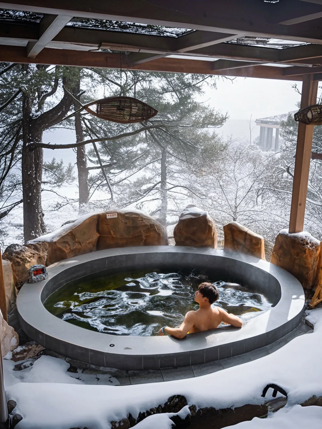 不在东北，在浙江，这里雪景太美了