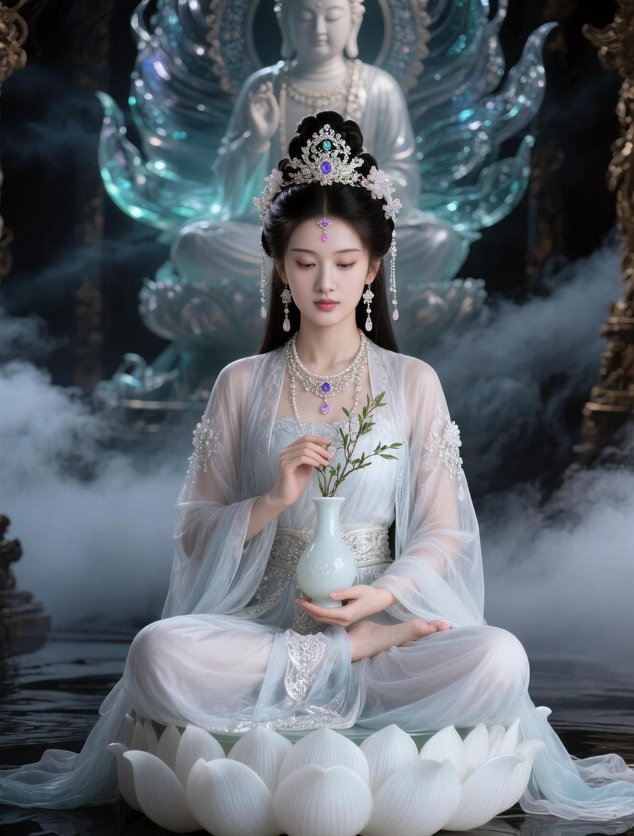 AI超写实菩萨写真 抖音ai创作