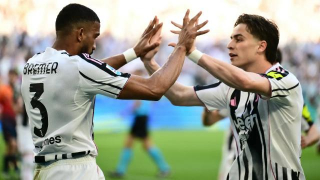 今晨意甲第31轮，尤文图斯主场2比0击败热那亚，继续占据积分榜第5名，落后第4名