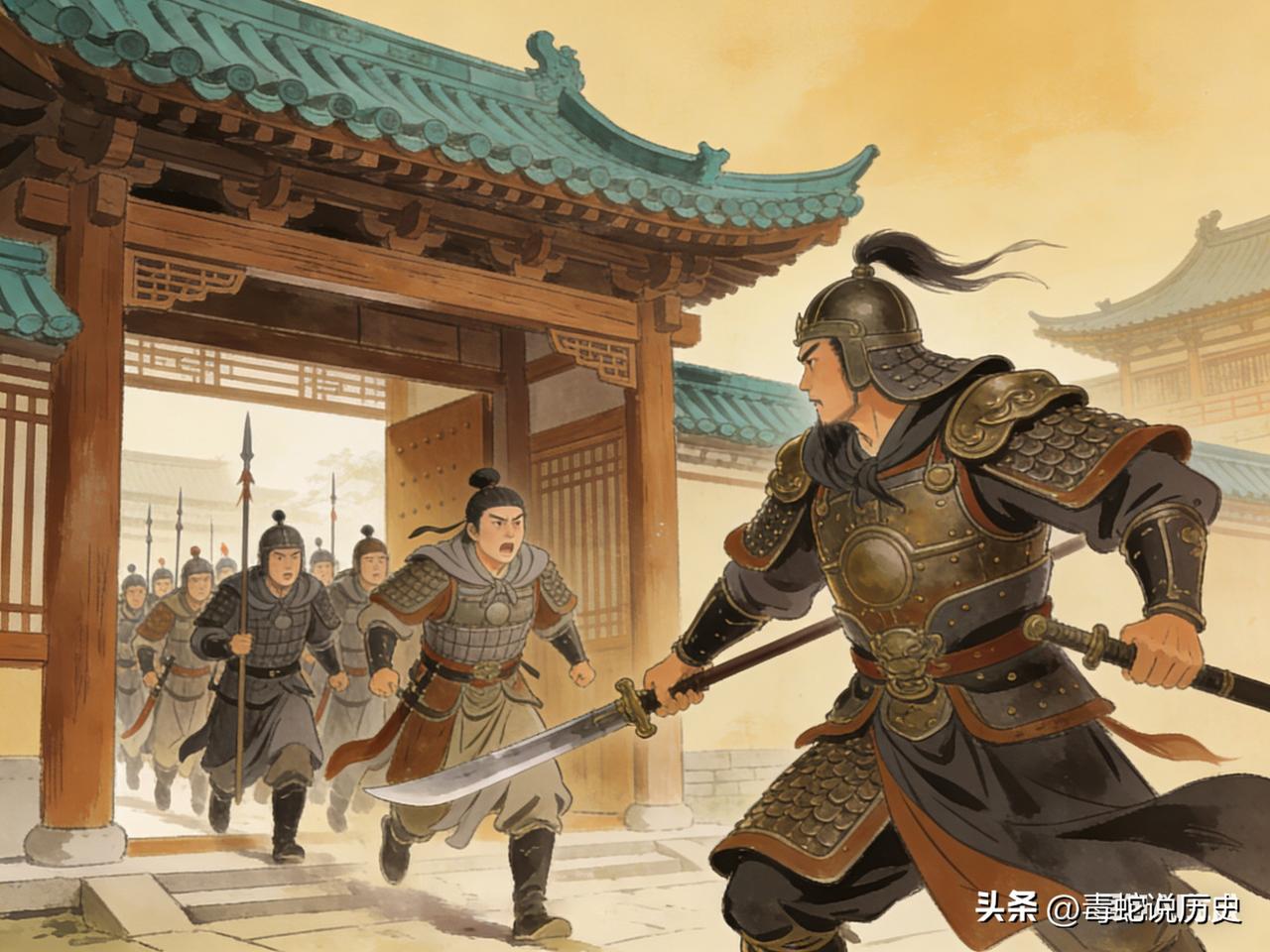 262年，庞德之子庞会率兵冲进关羽后人的府邸，下令道：“无论男女老幼，尽皆屠杀，