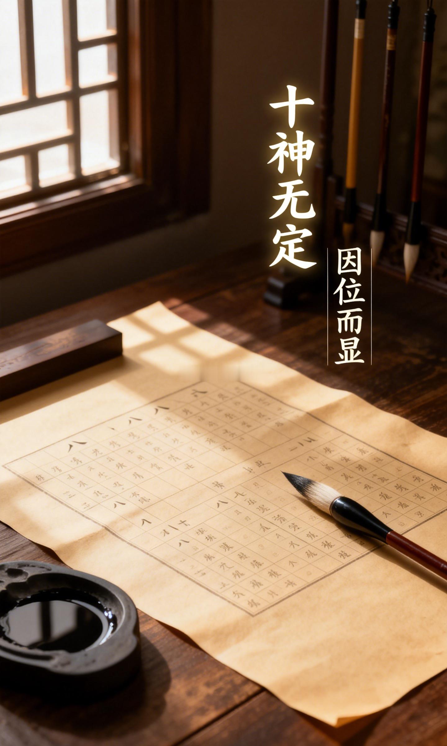 八字里的十神，离开位置谈意义，常常只剩下半句话。十神说明的是关系：谁来生我、谁被