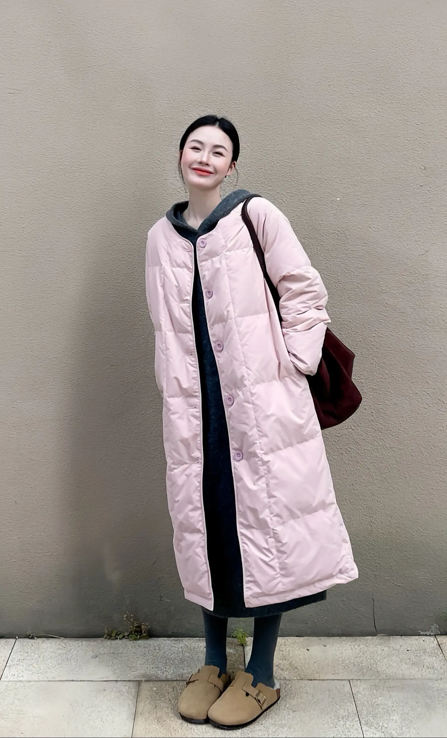 时髦精的冬日保暖穿搭 冬季韩系穿搭ootd 棉服也能穿出时尚感 冬季外...