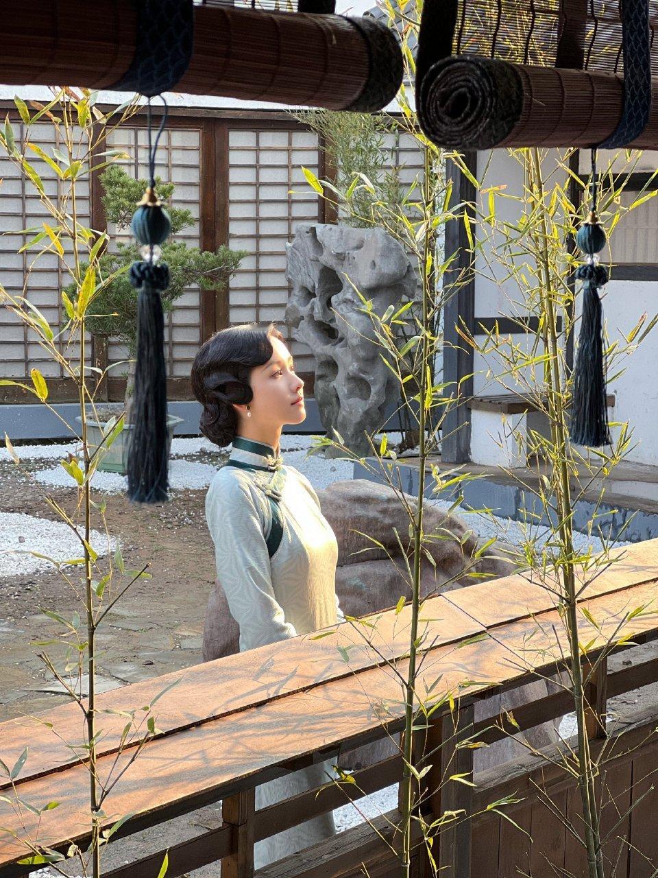 #陈都灵[超话]#太有氛围感了，民国美人 ​​​