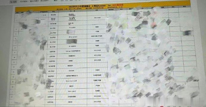 时代少年团上海演唱会歌单泄露 时代少年团演唱会上海站歌单 歌单泄露？时代少年团上