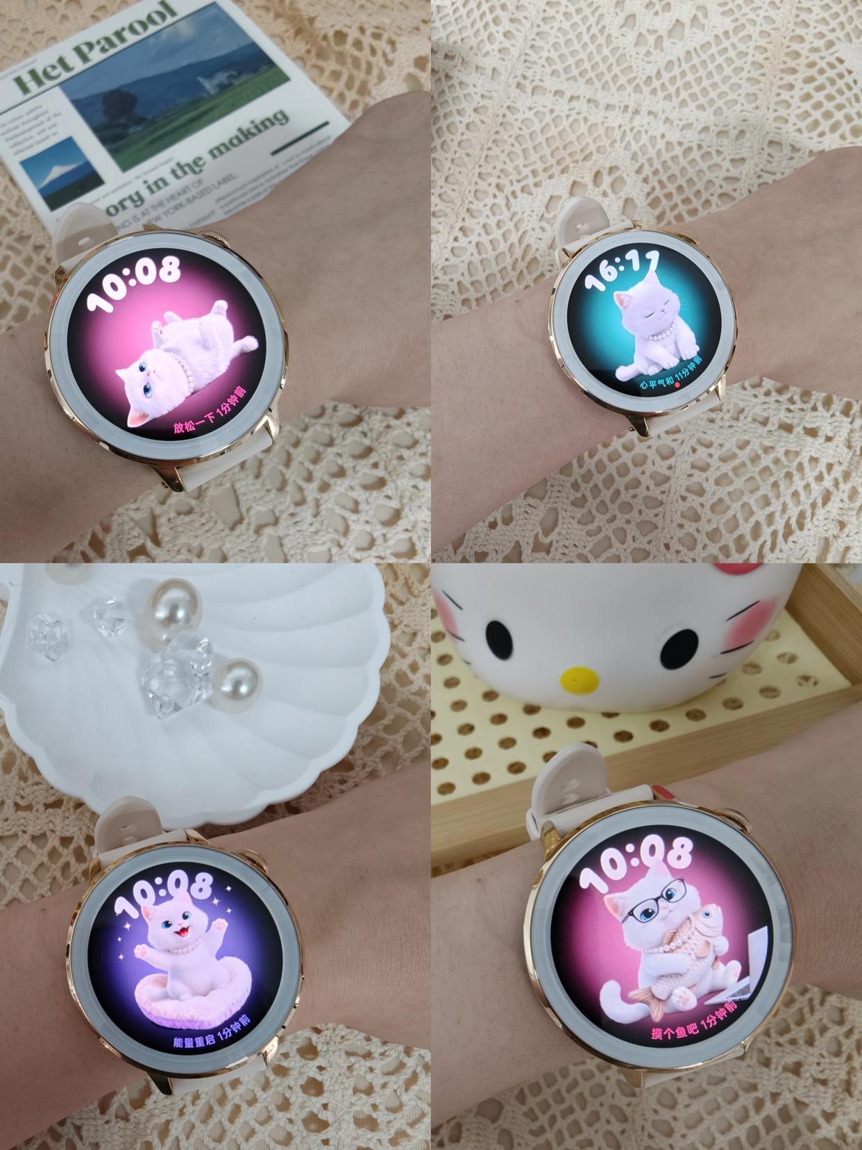 终于集齐了！OPPO小手表的小猫表盘好治愈啊
戴上OPPO Watch X3 M