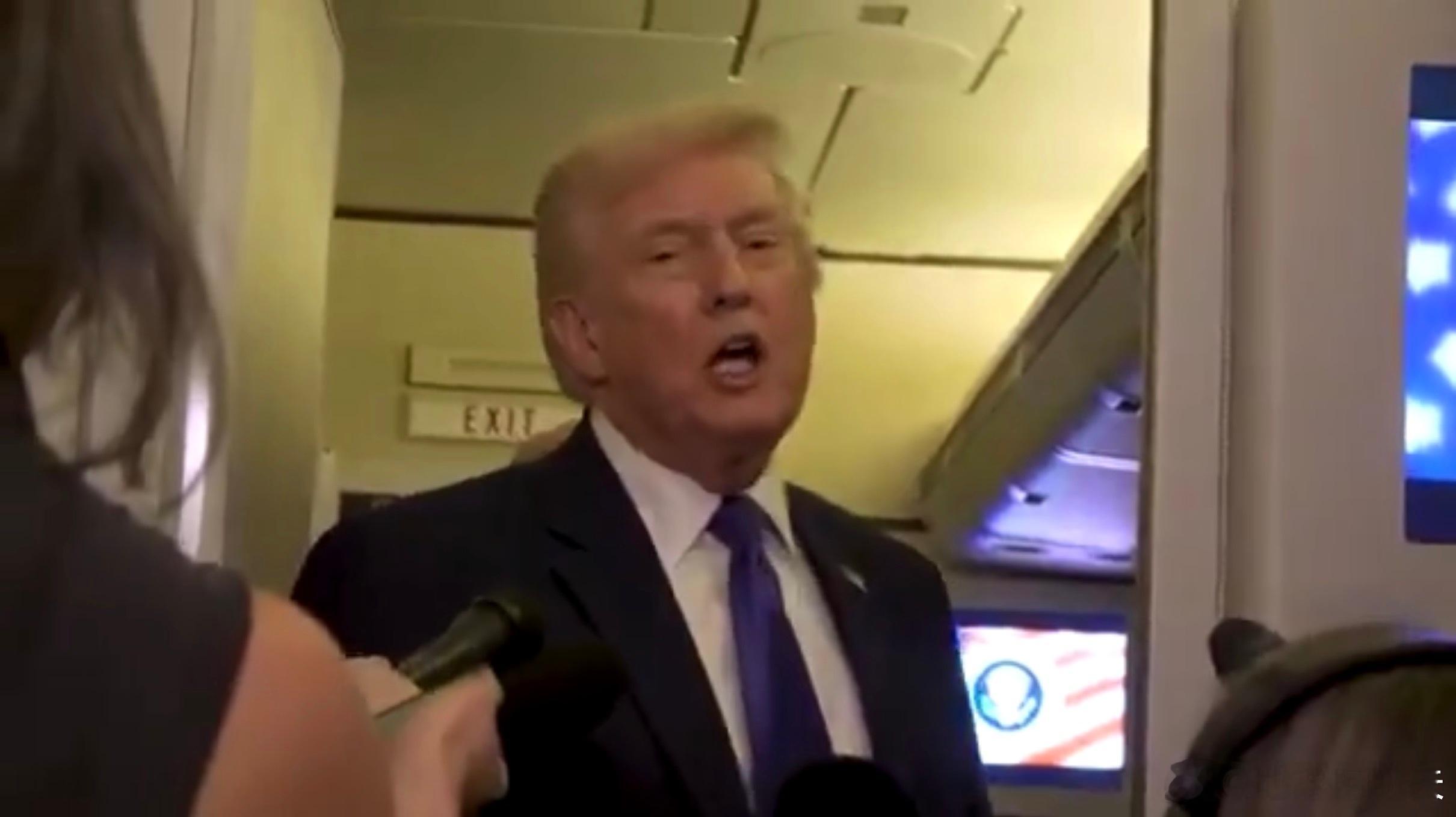 ‼️假新闻记者试图让特朗普“认罪”：“您想对许多因这段视频而感到冒犯的美国民众说