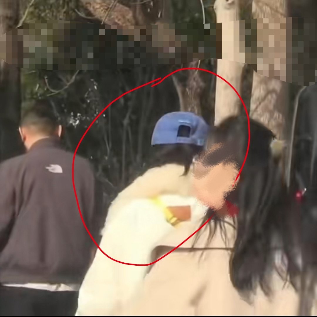 赵丽颖在公园散步 85顶流花赵丽颖身穿便服提着玩具剑在公园中行走被狗子拍到，儿子