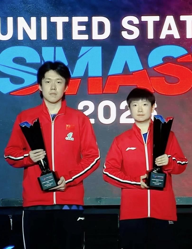 王楚钦孙颖莎获混双亚军两位运动员都很好都很棒，只要是为国争光的事无论什么成绩都会