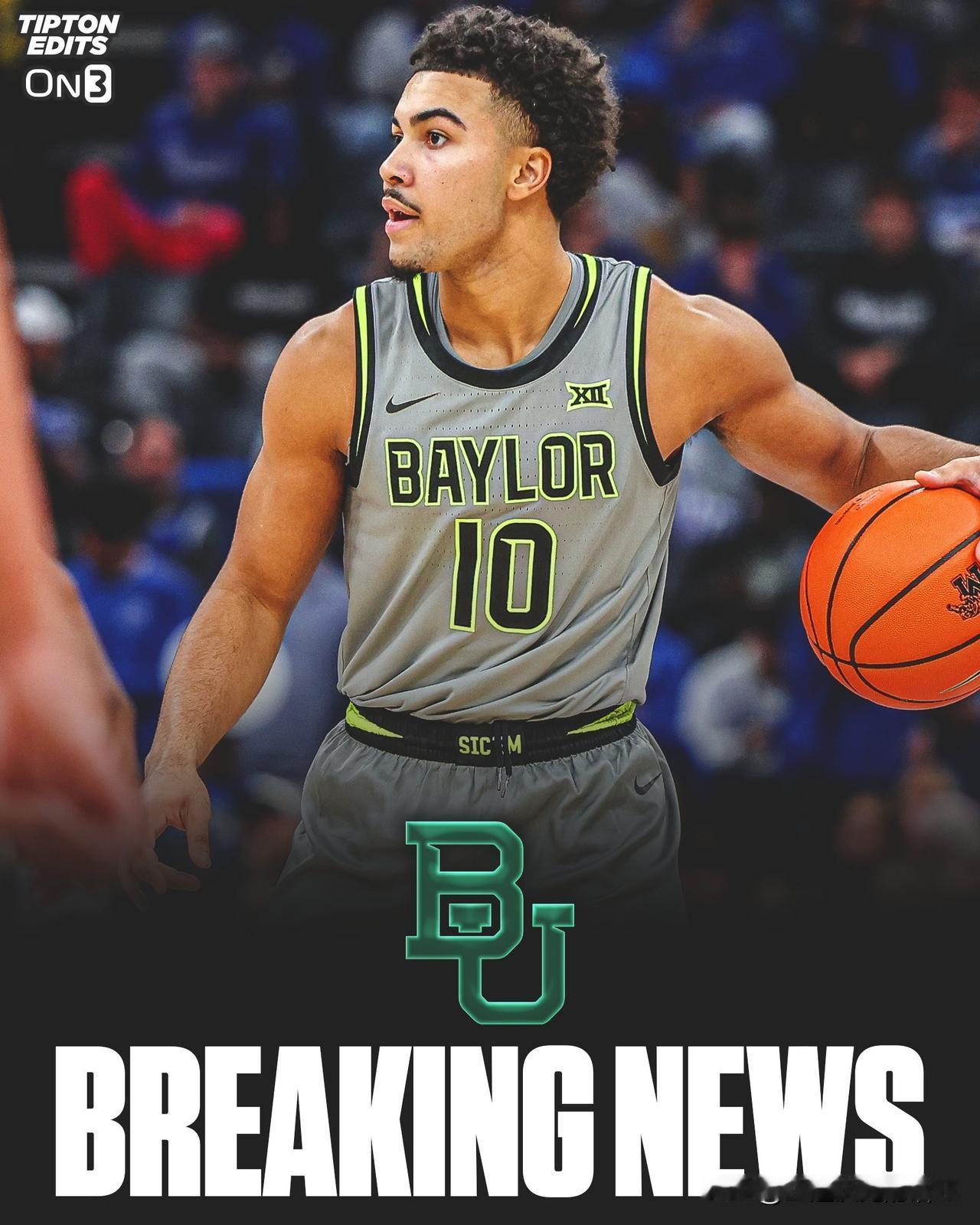 后卫Isaac Williams IV与贝勒签约两年将留在熊队完成大学生涯，大二