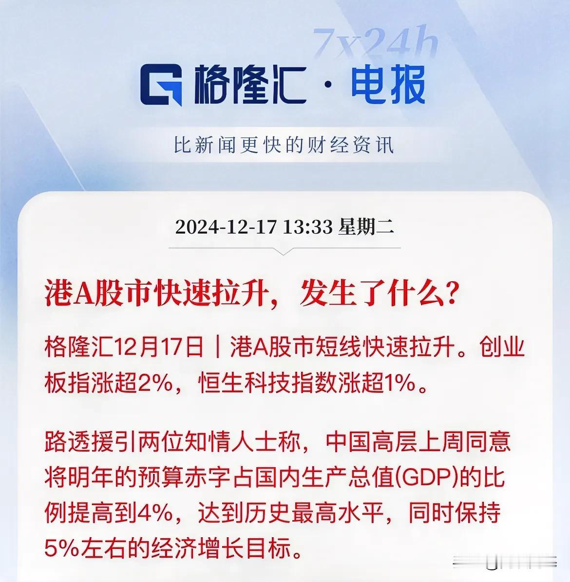 港A股午后快速拉升！发生了什么？

又靠“小作文”续命，说还是已经市场在预期的事