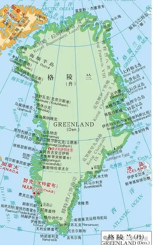 张兄是美籍华人。今晚，我跟张兄一起吃饭时问他“美国是否会吞并格凌兰岛？”。张兄告