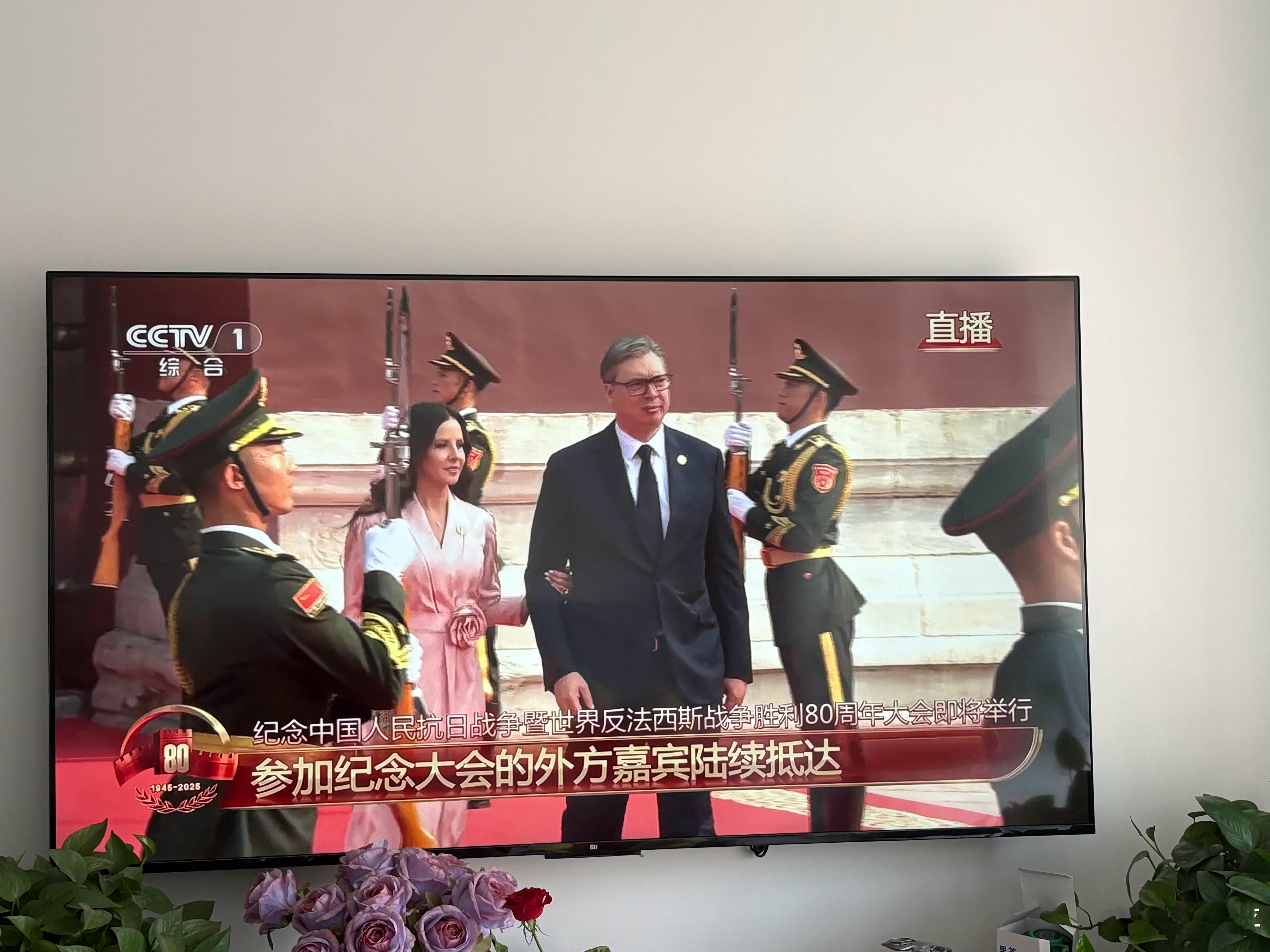 九三盛大阅兵在蹲守了。端门入场。 ​​​