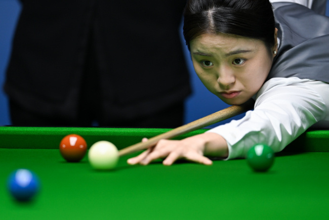 #白雨露晋级斯诺克女子英国公开赛八强#2026年斯诺克女子英国公开赛，中国选手白