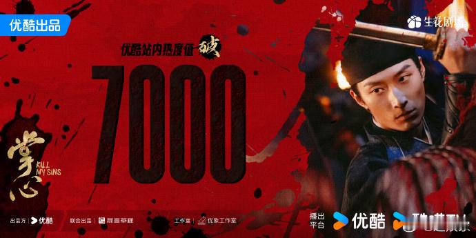 掌心站内热度破7000  《掌心》热播，站内热度破7000大关！刘诗诗演绎的叶平