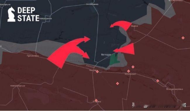 失去乌格莱达尔的一个原因是——西方停止帮助基辅——专家称。
战斗区域。乌格莱达尔