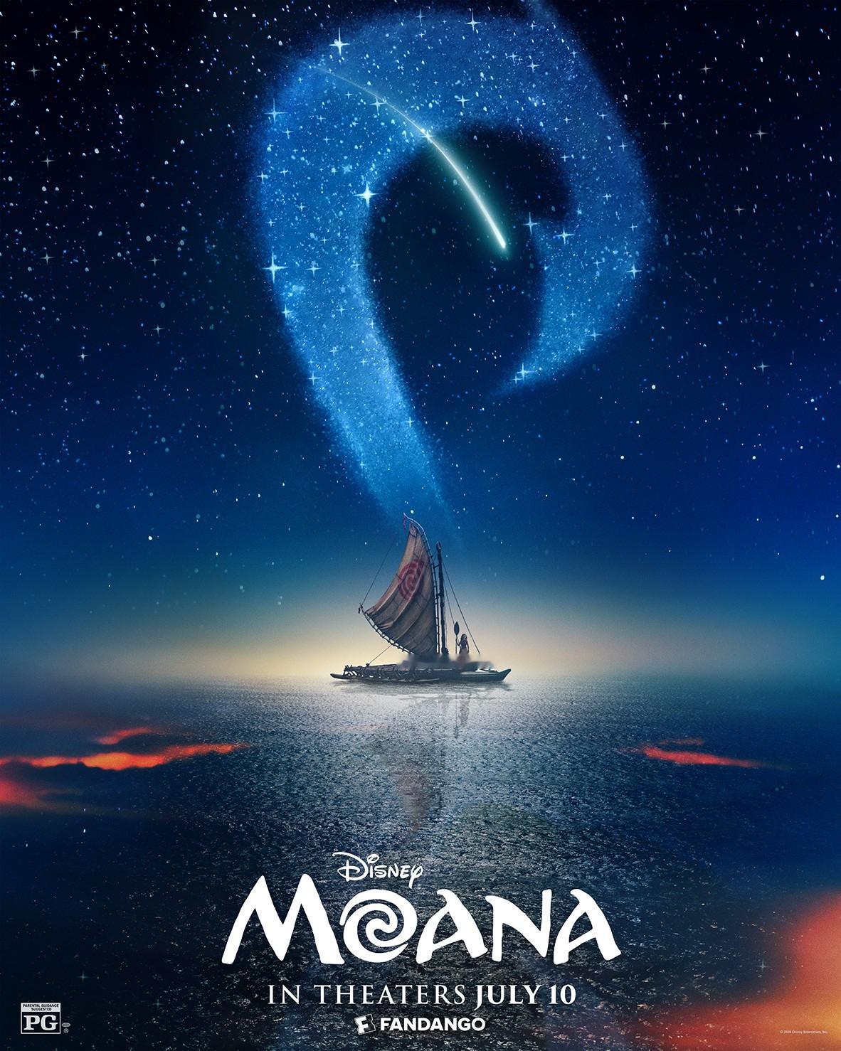 迪士尼真人版海洋奇缘大电影海洋奇缘：启航首曝IMAX、4DX、RealD 3D、