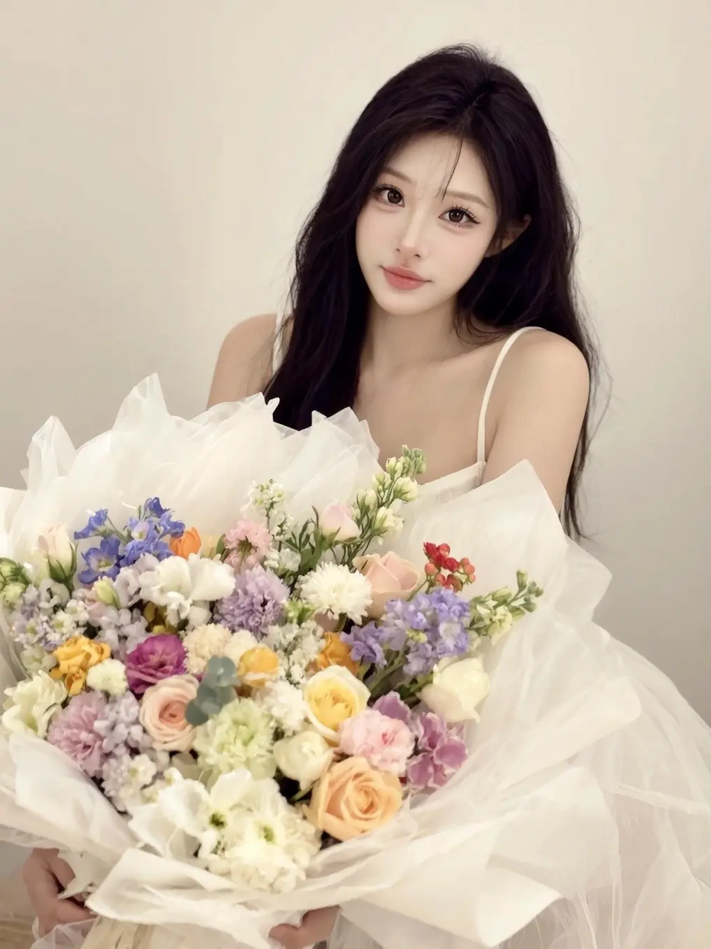 2026情人节限定💗“你就是我心中的玫瑰”  柔色捧花照