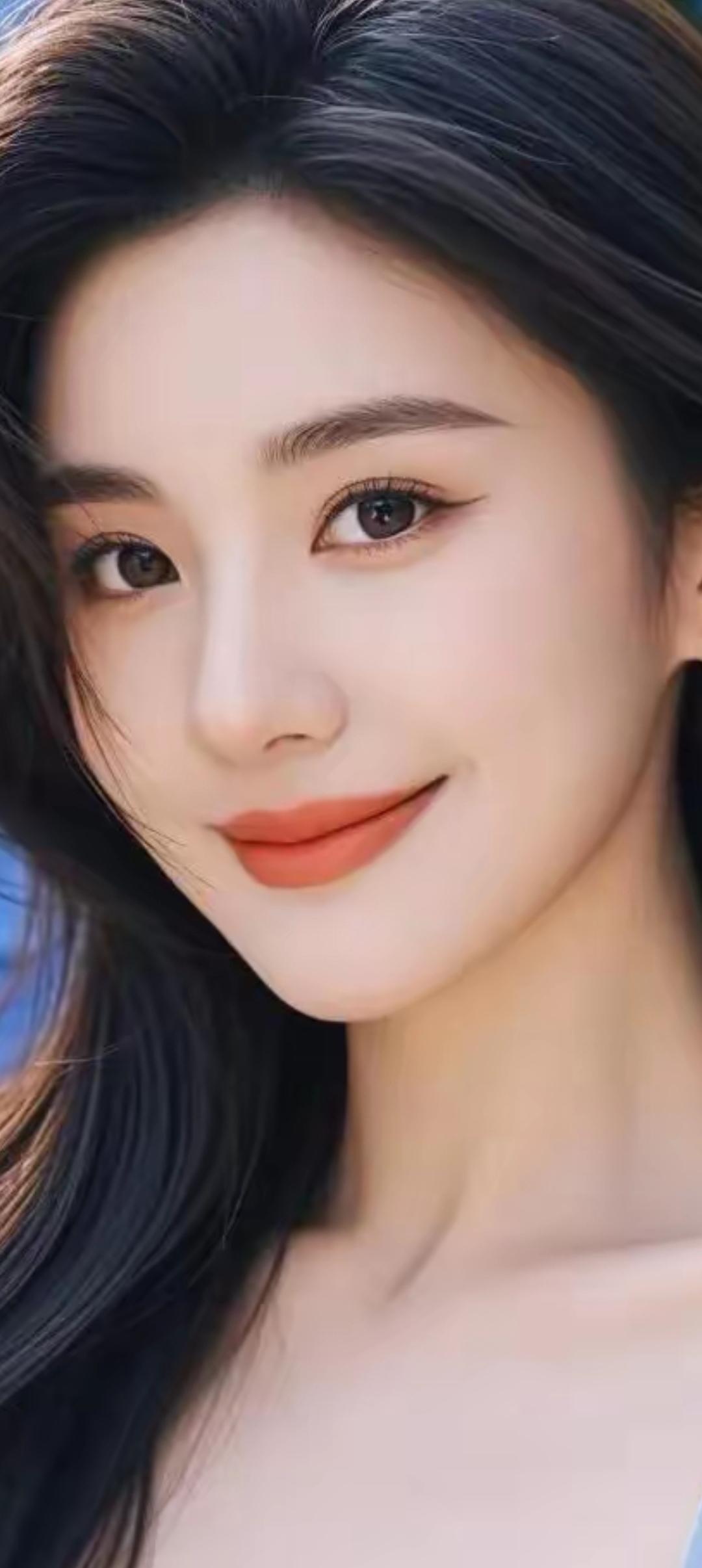 温柔甜美的笑容，宛如春日里的暖阳。🌸💖