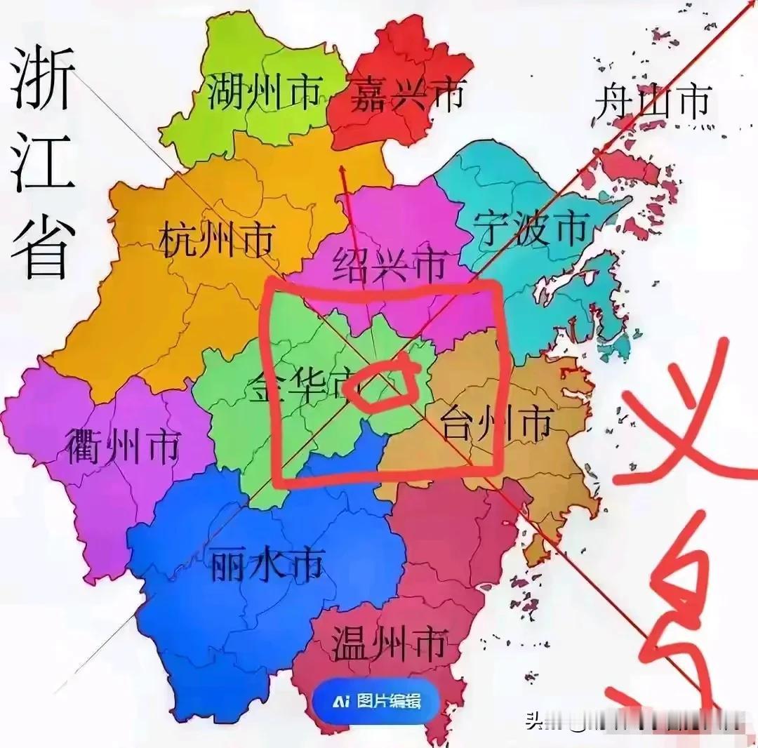 湖州、嘉兴、杭州算浙北，绍兴、宁波、舟山算浙东，台州算浙东南，温州算浙南，丽水算