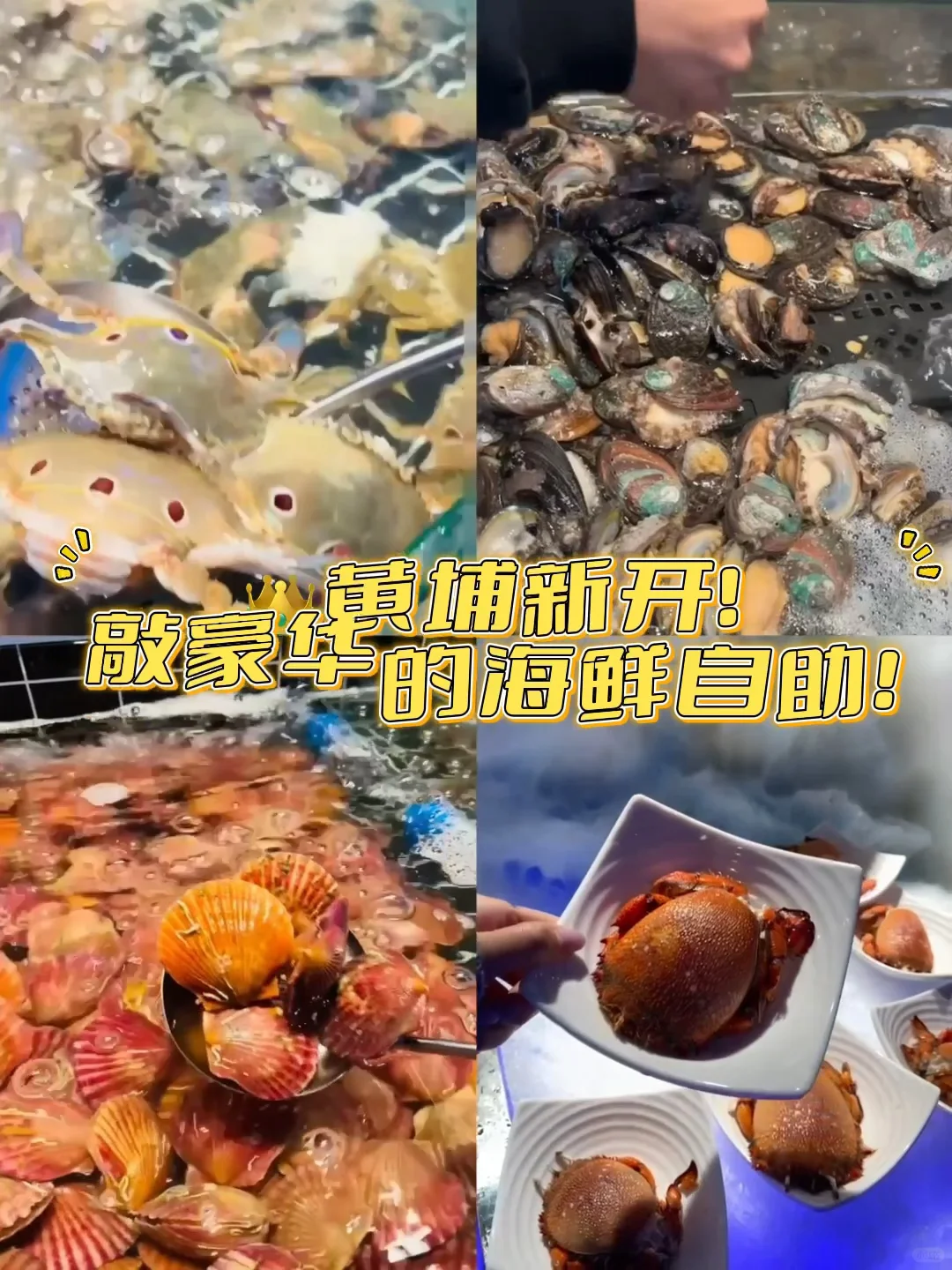 面包蟹🦀竟然不限量任吃？！靓渔盛宴杀疯了！