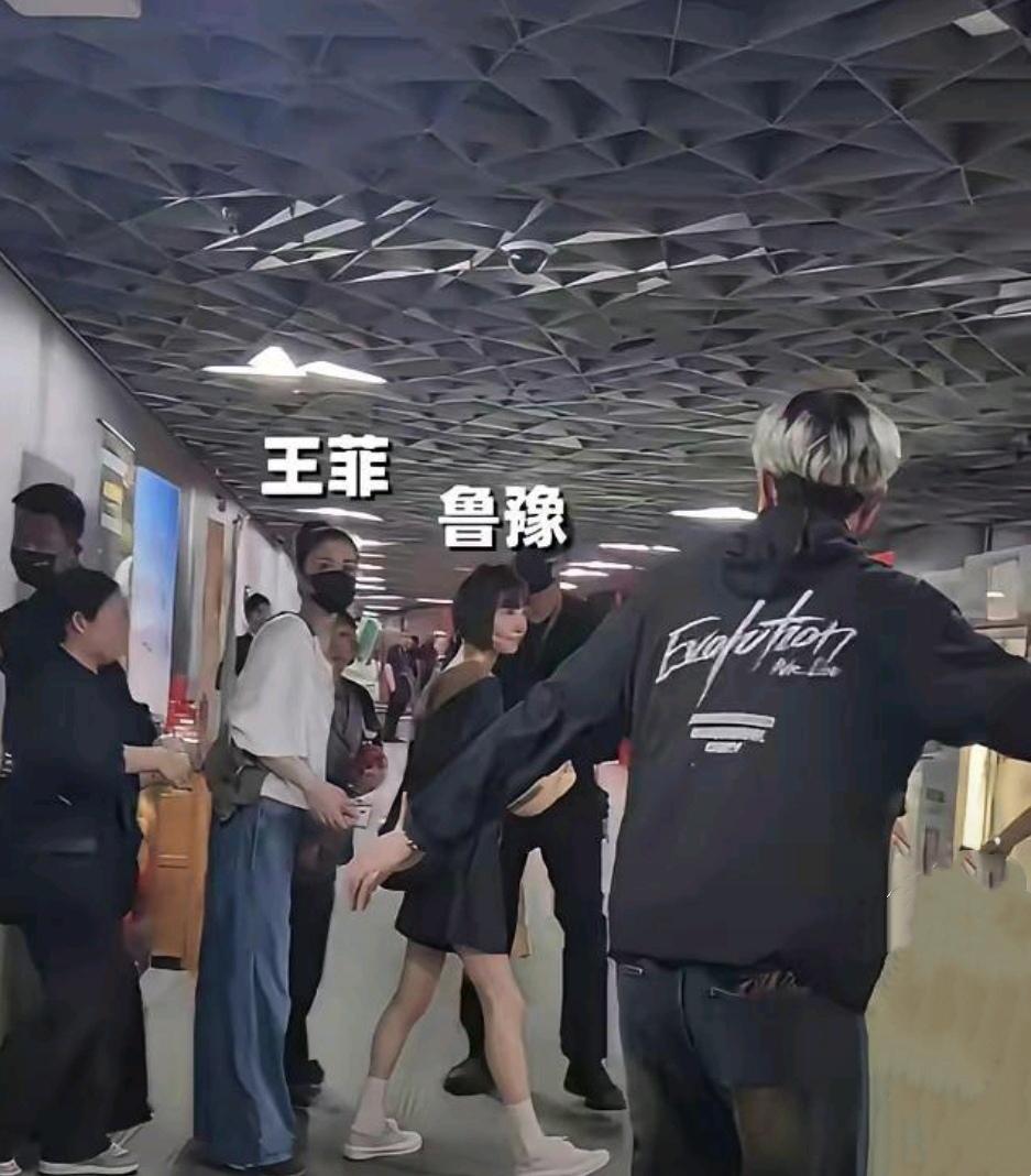 一直觉得主持人陈鲁豫身体单薄、又瘦又小，没想到同框174cm的天后王菲并不显得矮