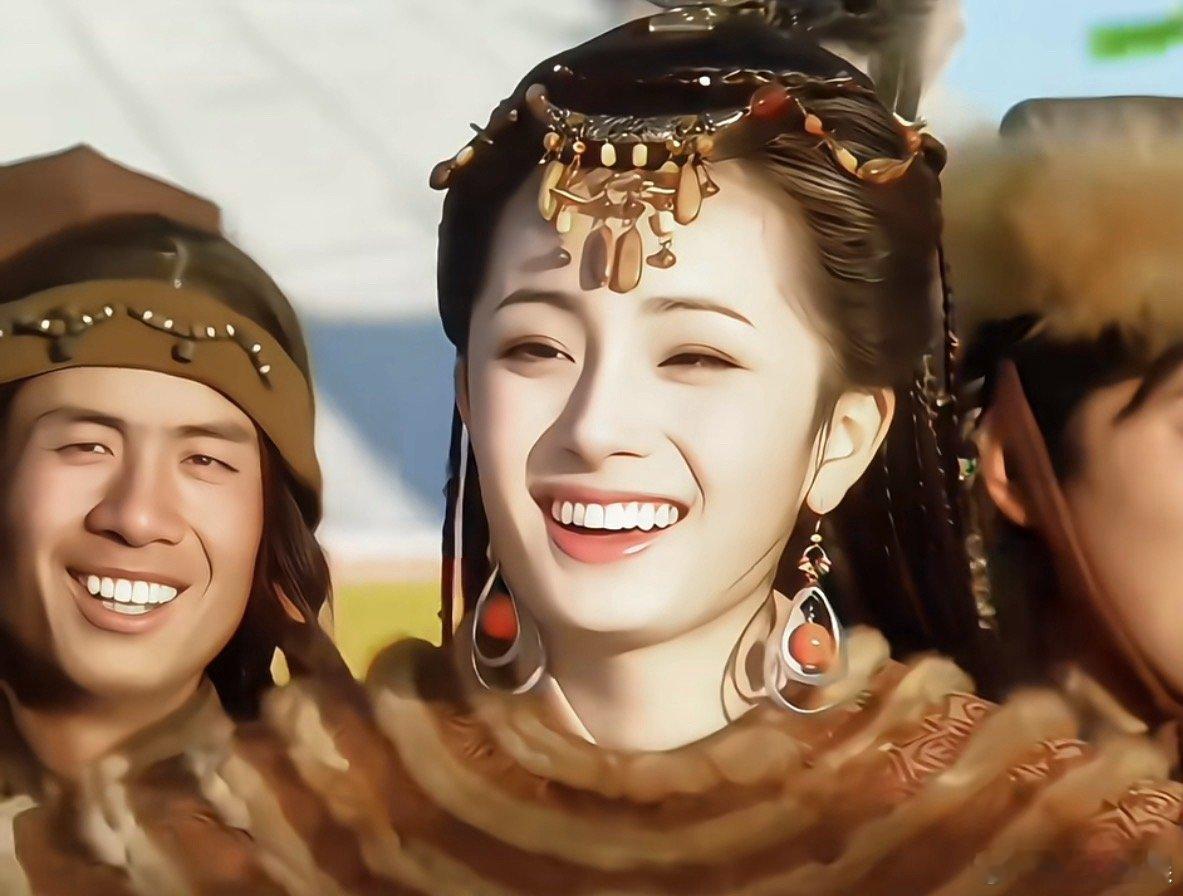 杨幂十几岁的年纪就演了王昭君，真的很好看 