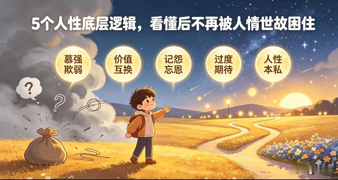 一切关系的底层逻辑，离不开三样东西：需求、价值、边界。
人与人能够长久相伴，本质