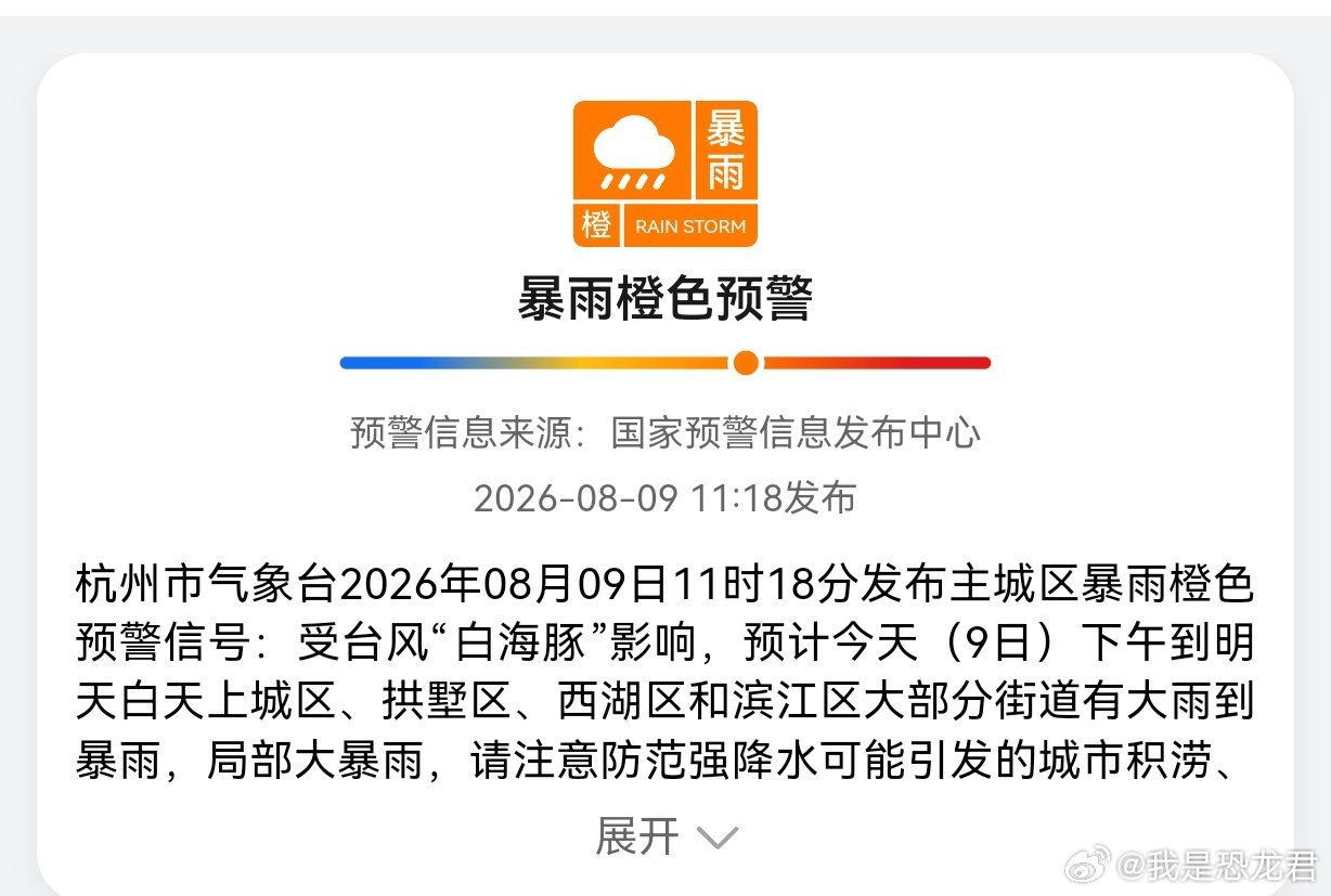 白海豚提前登陆这次的台风是真的猛，从昨天晚上开始就一直能听到窗外的动静，到这会还